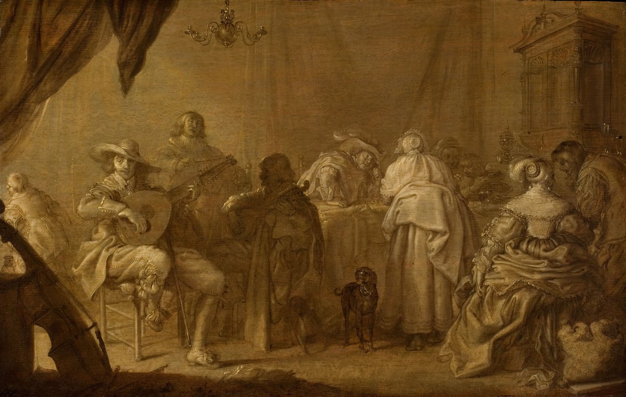 En musikalsk fest av Adriaen Pietersz. van de Venne