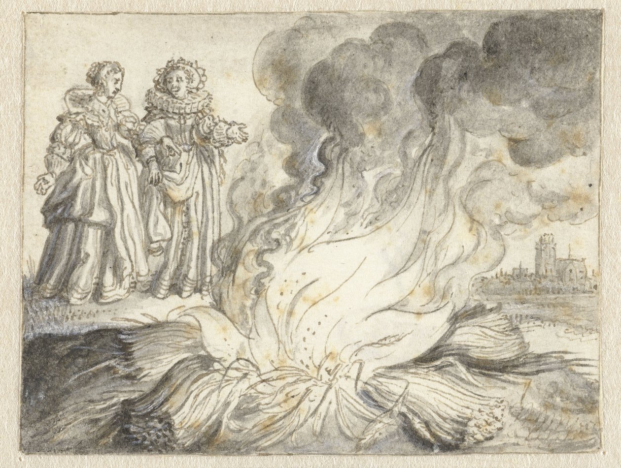 «Lidenskap er ild av intet annet enn halm» av Adriaen Pietersz van de Venne
