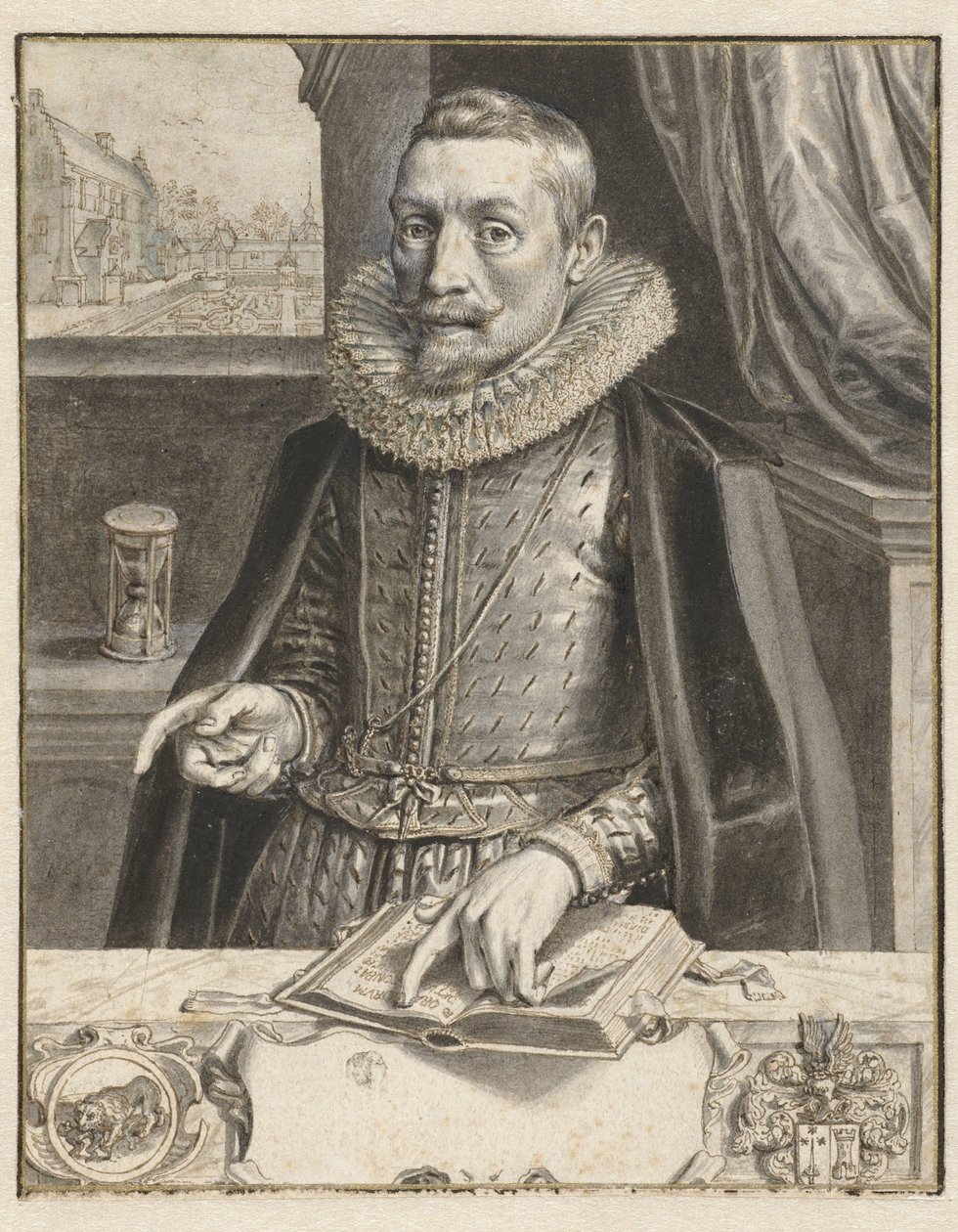 Portrett av Jacob Cats av Adriaen Pietersz van de Venne