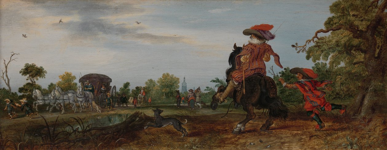 Sommer (hilsen) av Adriaen Pietersz van de Venne