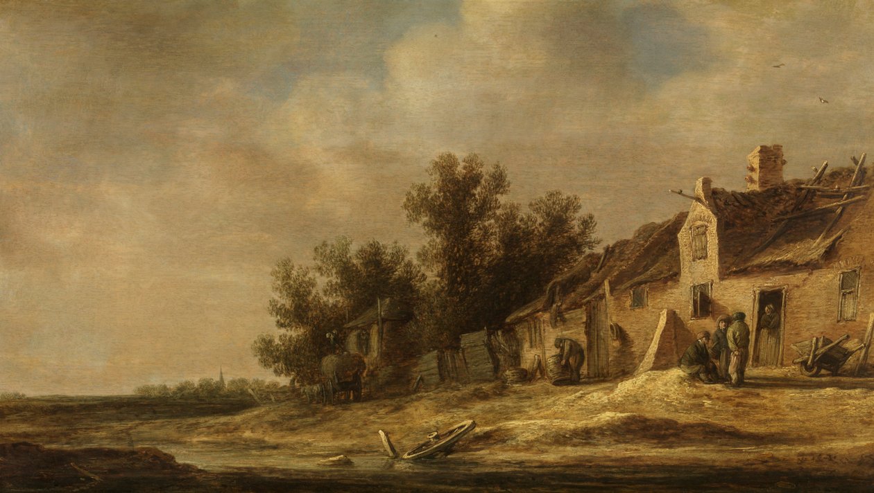 Landskap (olje på panel) av Adriaen Thomasz Key