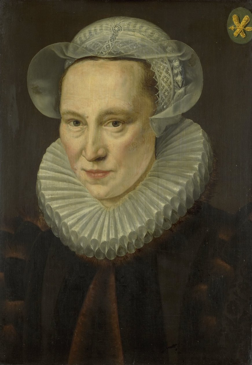 Portrett av Grietje Pietersdr Codde (død 1607) av Adriaen Thomasz. Key