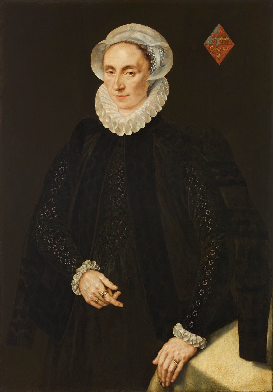 Marguerite le Prince, mellom 1570 og 1590. av Adriaen Tomasz Key
