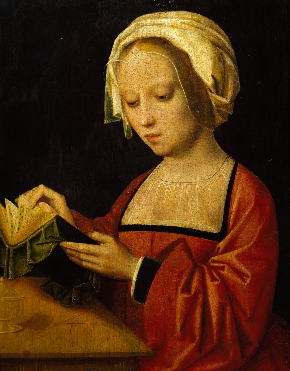 St. Magdalena-lesning av Adrien Ysenbrandt (ca 1500-1551), olje på panel av Adriaen Ysenbrandt