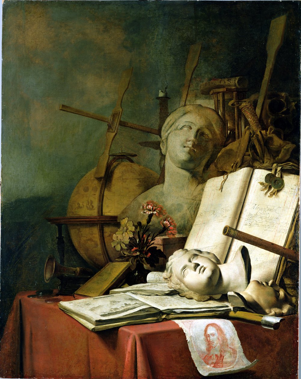 The Transience of All Earthly Things (Vanitas), ca. 1660 av Adriaen de Valck