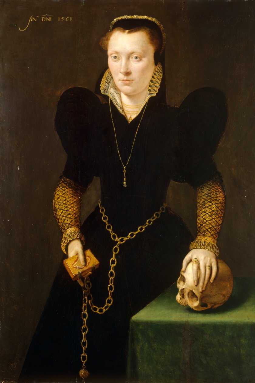 'Katheryn av Berain, The Mother of Wales', 1534-1591, 1568 av Adriaen van Cronenburgh