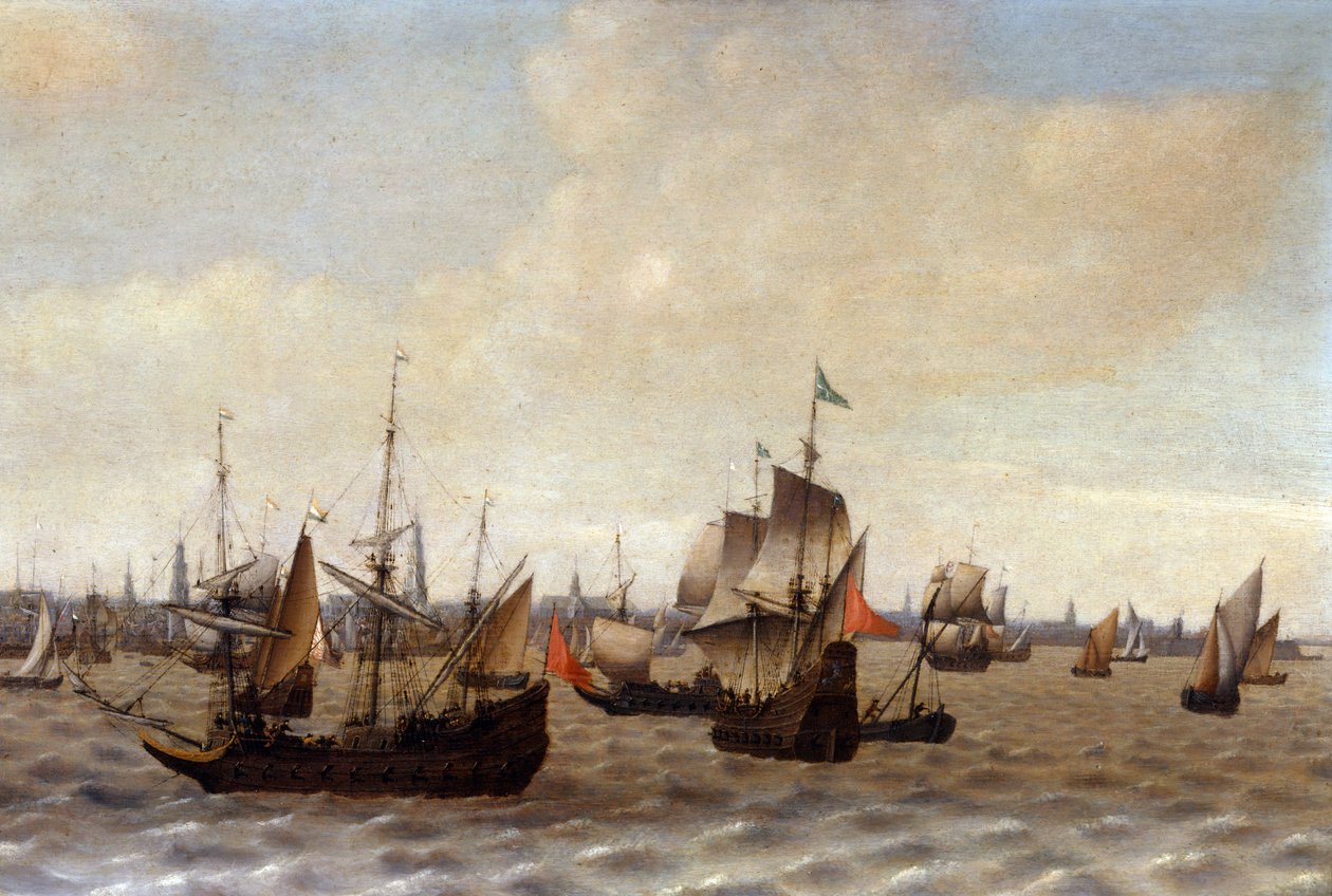 Frakt av Antwerpen (olje på lerret) av Adriaen van Diest