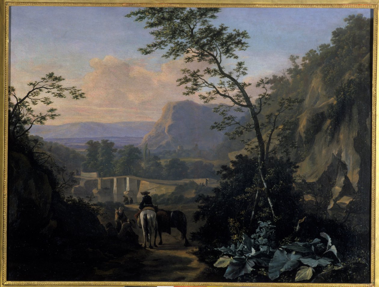 Sørlandskap med Rider, 1654 av Adriaen van Eemont