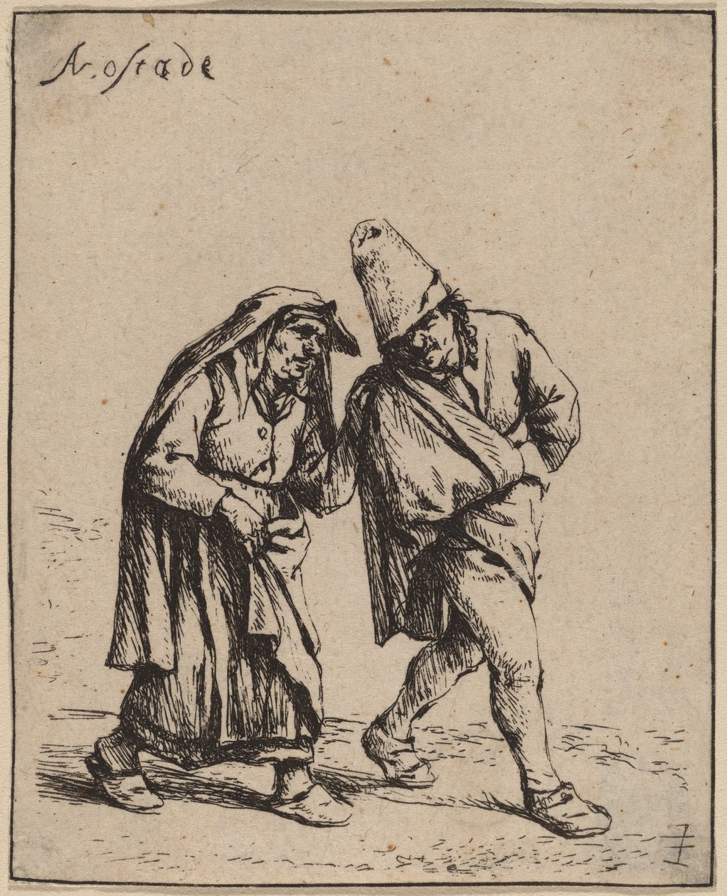 Par går av Adriaen van Ostade