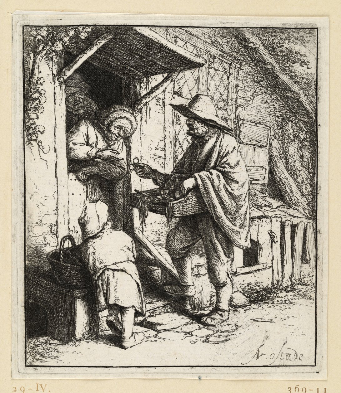 Brilleforhandleren av Adriaen van Ostade