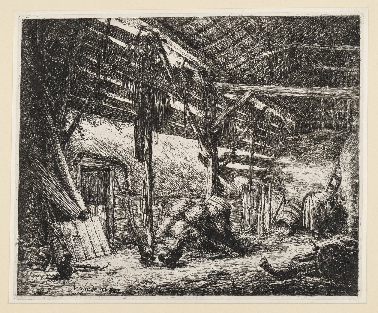 Låven av Adriaen van Ostade
