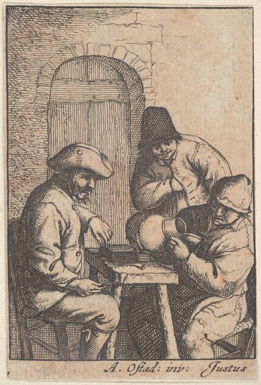 Tom mugge av Adriaen van Ostade