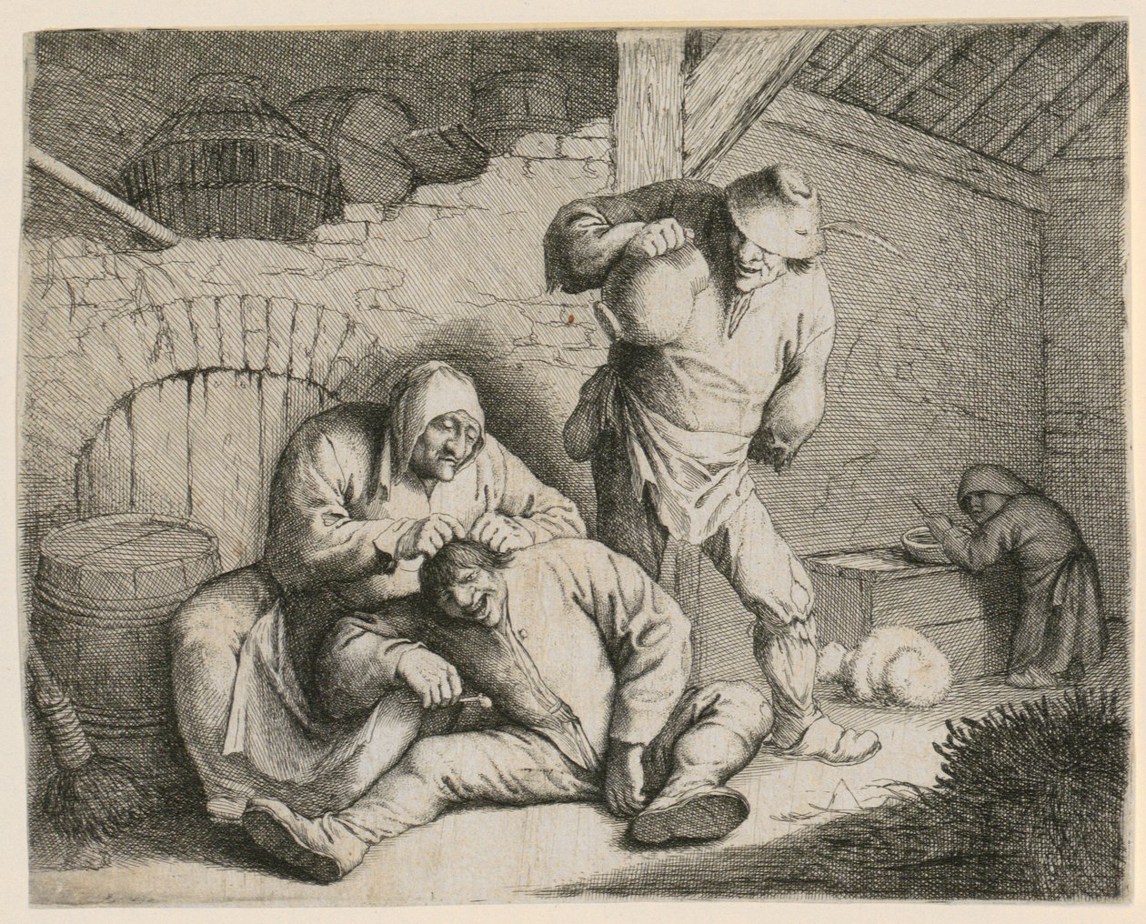 Lusebehandling av Adriaen van Ostade