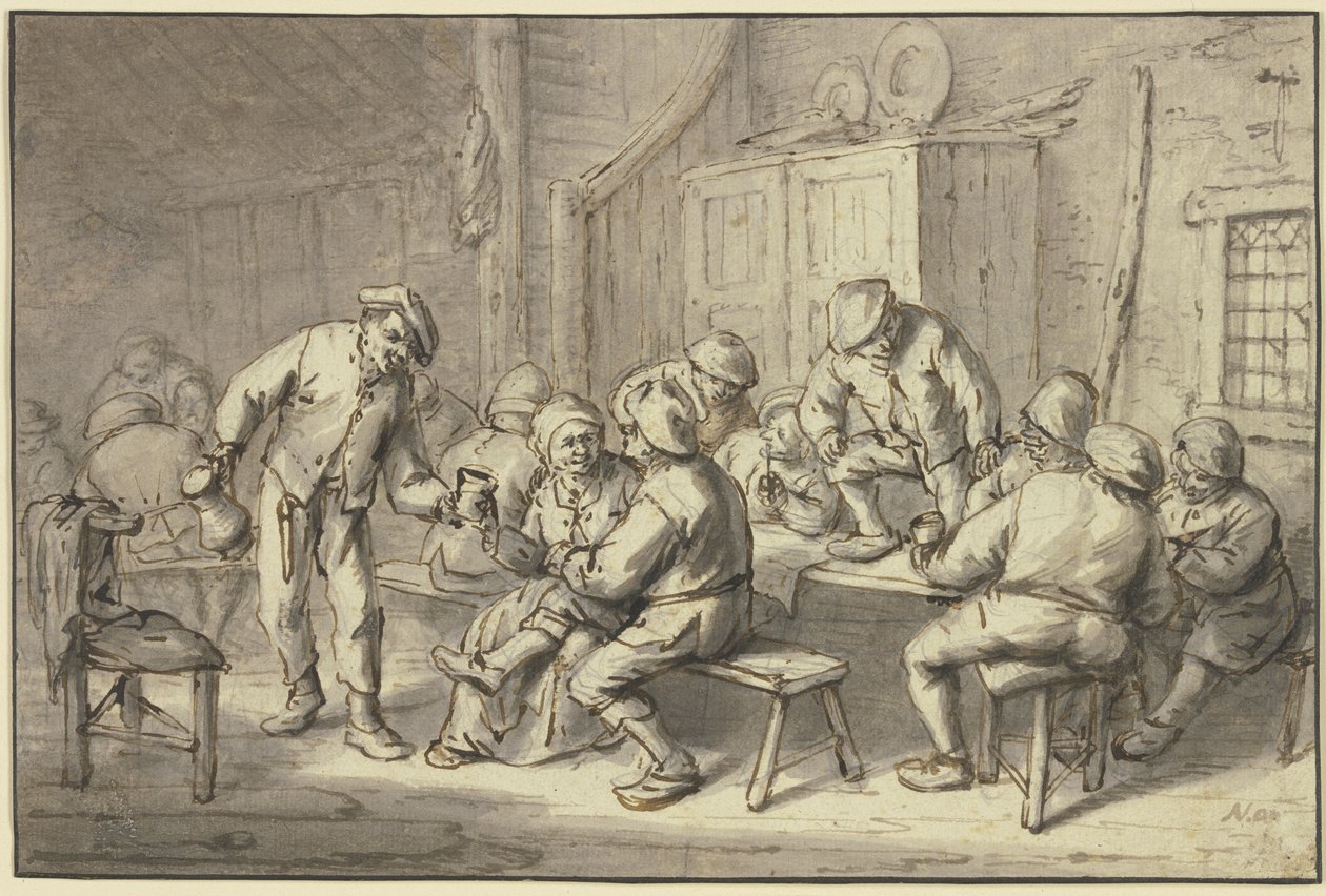 Bøndenes kro av Adriaen van Ostade