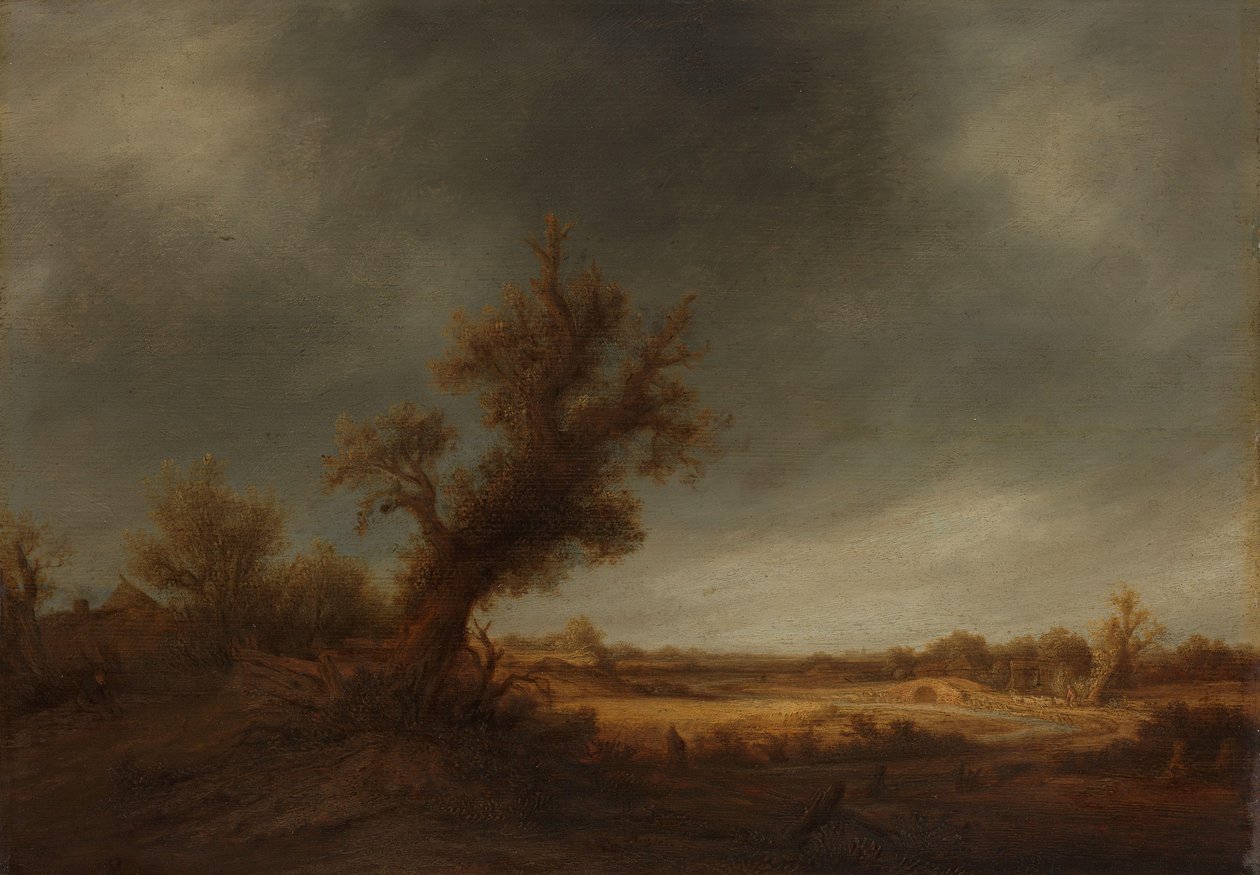 Landskap med en gammel eik Landskap med en gammel eik av Adriaen van Ostade