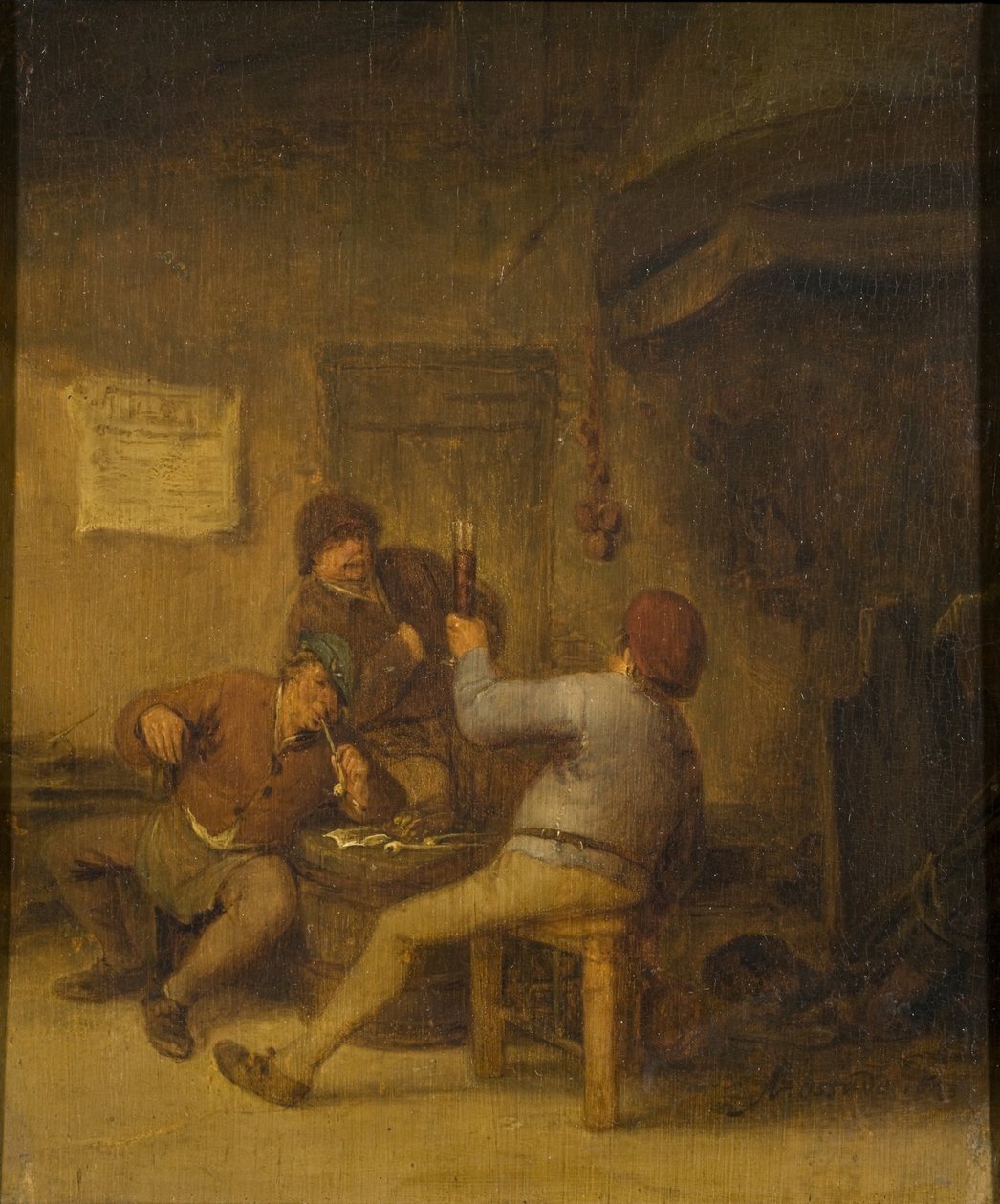 Bønder som drikker og røyker av Adriaen van Ostade