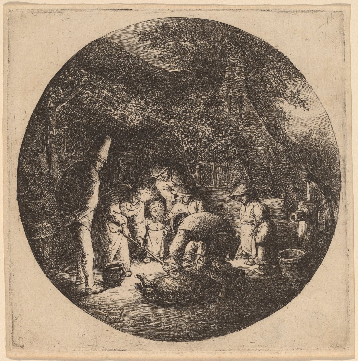 Griseslaktere av Adriaen van Ostade