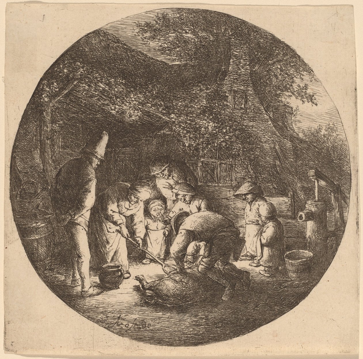 Griseslaktere av Adriaen van Ostade
