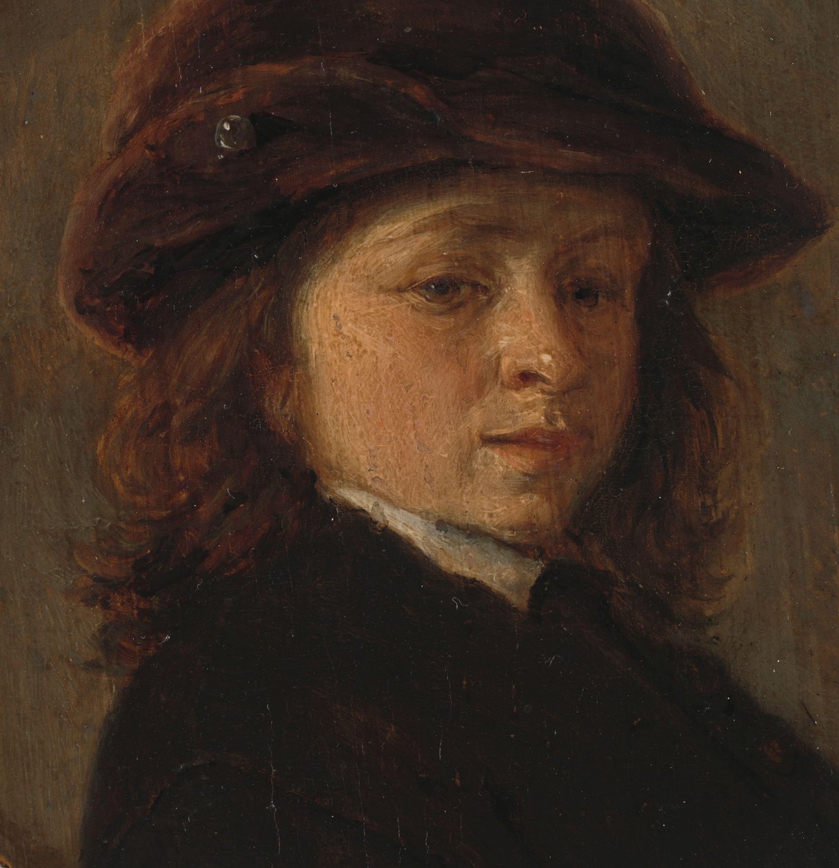 Portrett av en gutt av Adriaen van Ostade