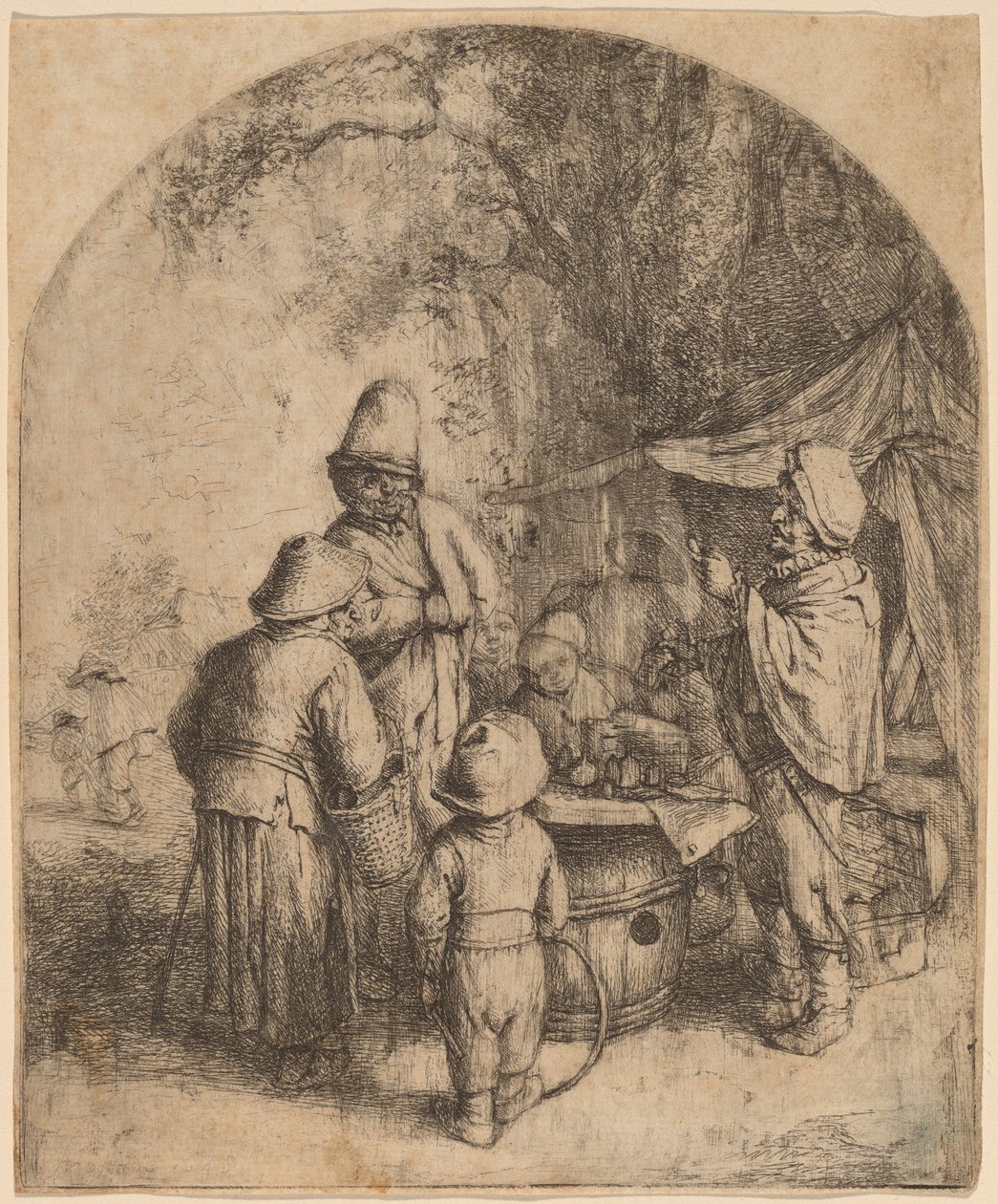 Kvaksalver av Adriaen van Ostade