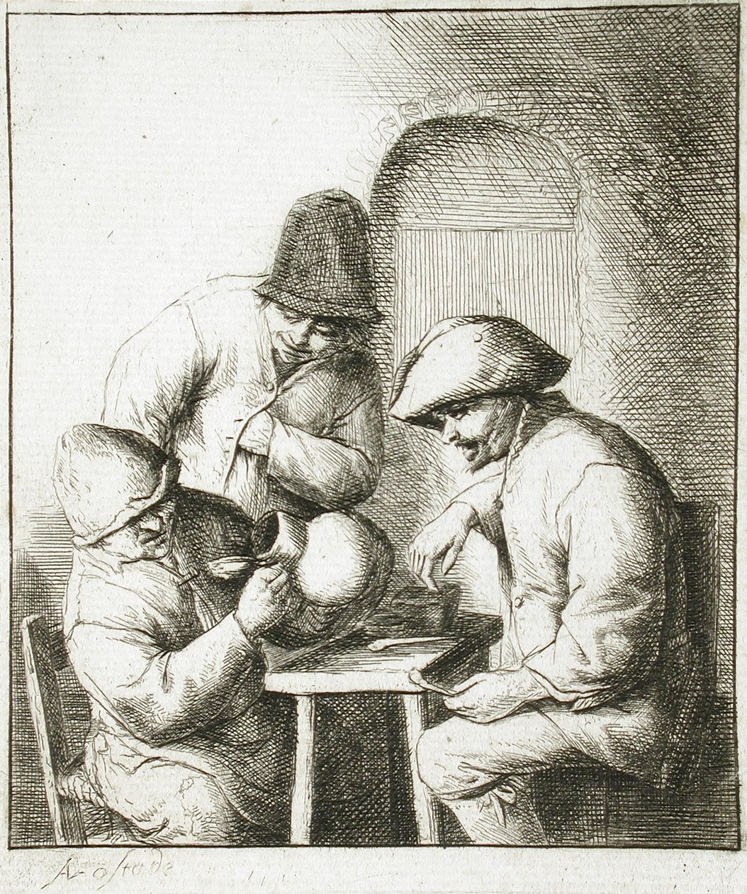 Den tomme kannen av Adriaen van Ostade