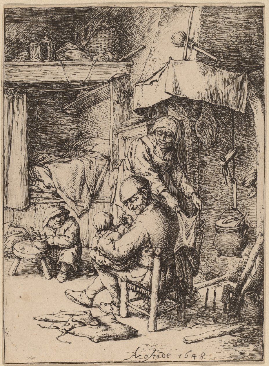 Pater Familias av Adriaen van Ostade