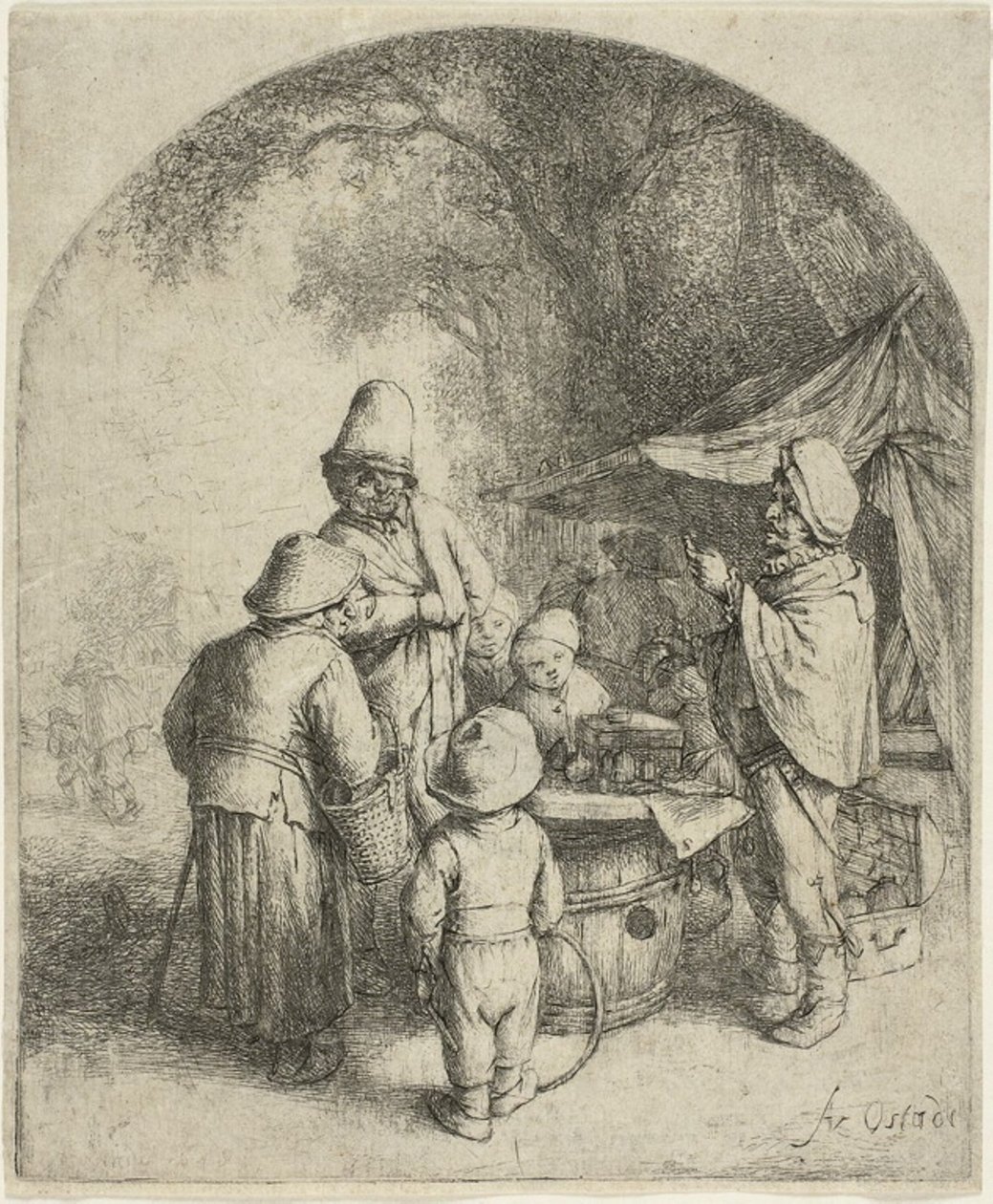 Kvaksalveren av Adriaen van Ostade