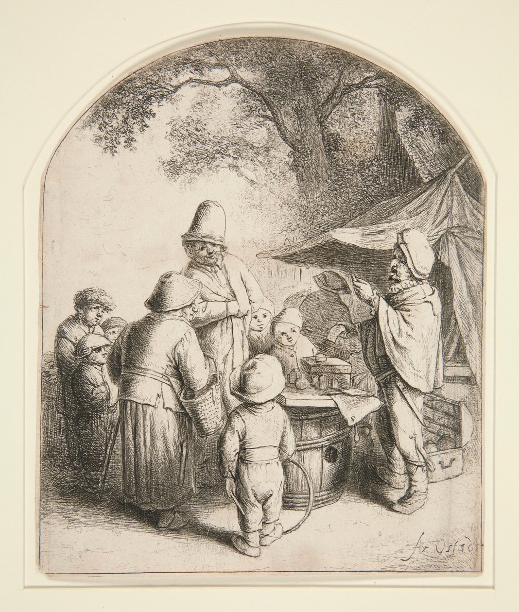 Kvaksalveren av Adriaen van Ostade