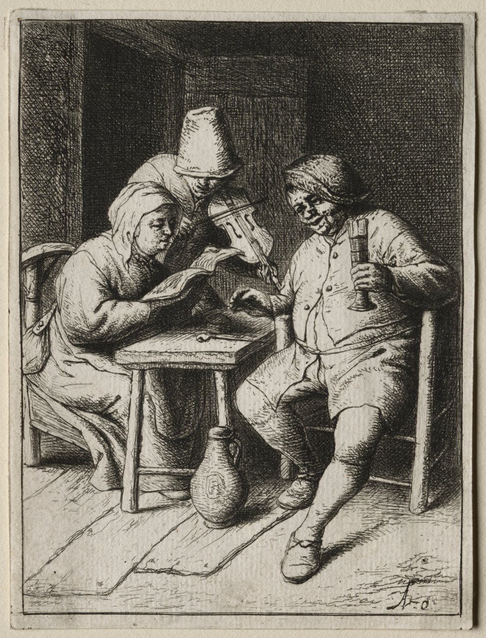 Sangeren av Adriaen van Ostade