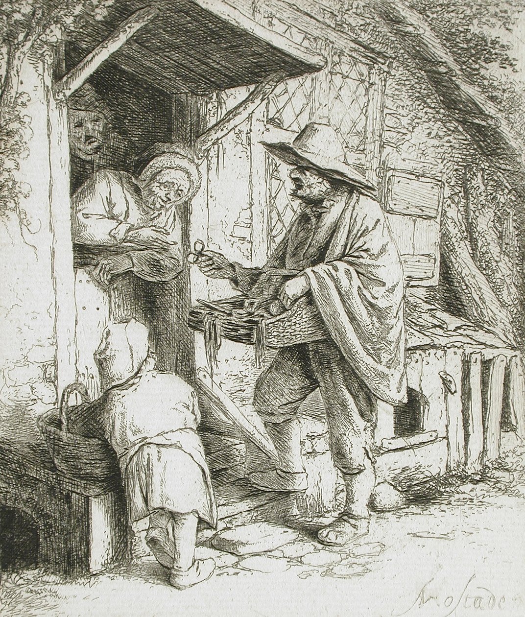 Brilleselgeren av Adriaen van Ostade
