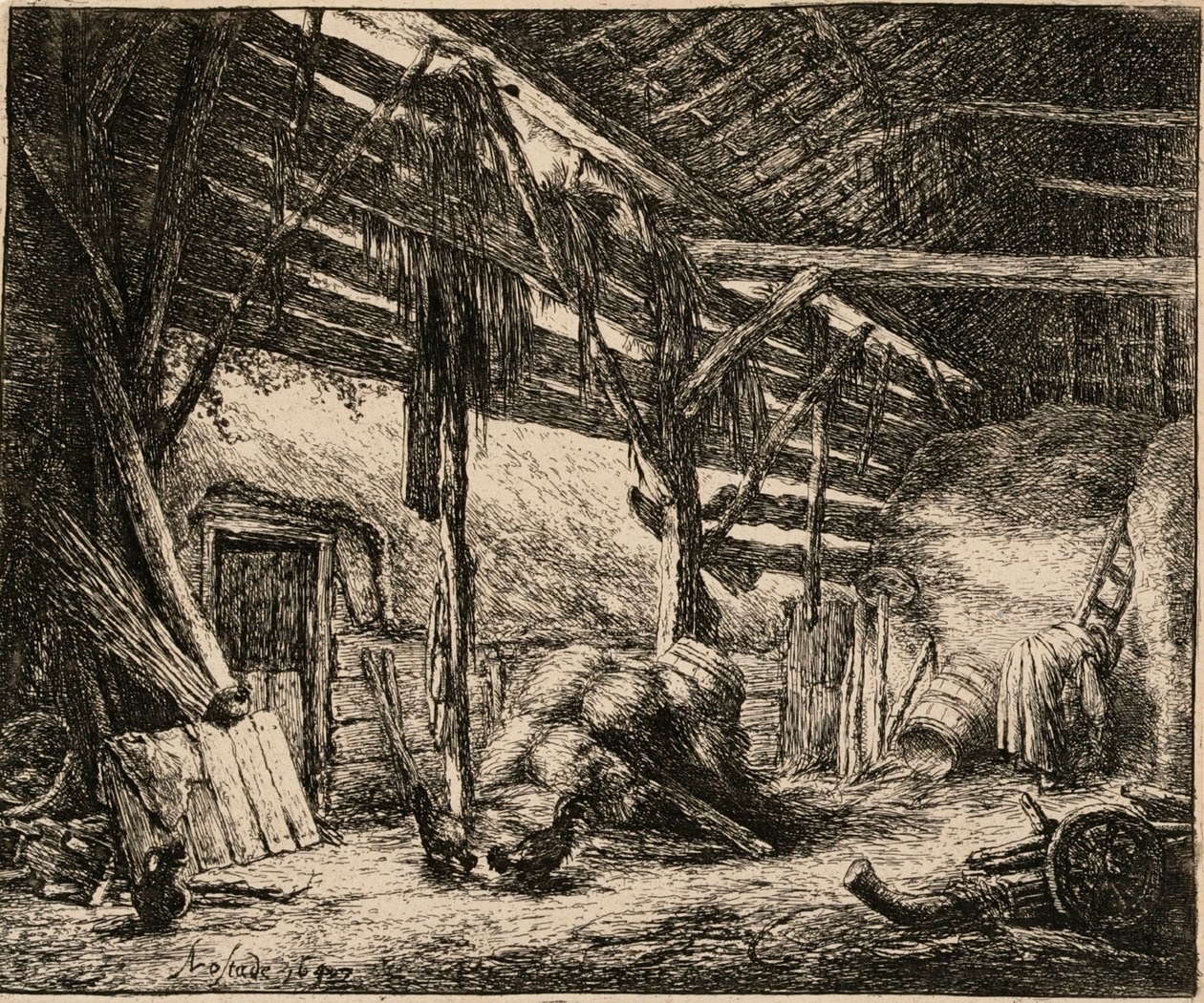Uten tittel av Adriaen van Ostade