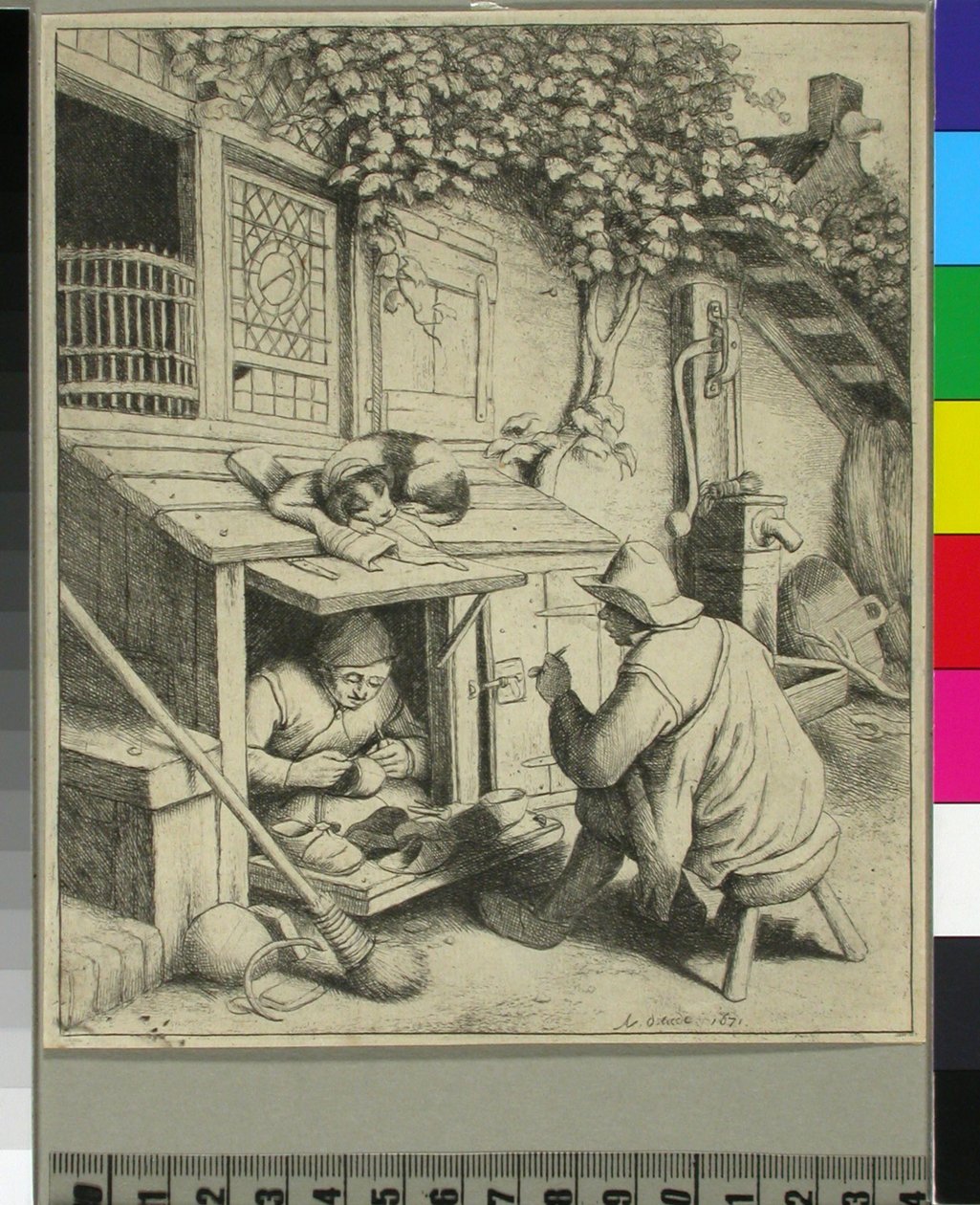 Ohne Titel av Adriaen van Ostade