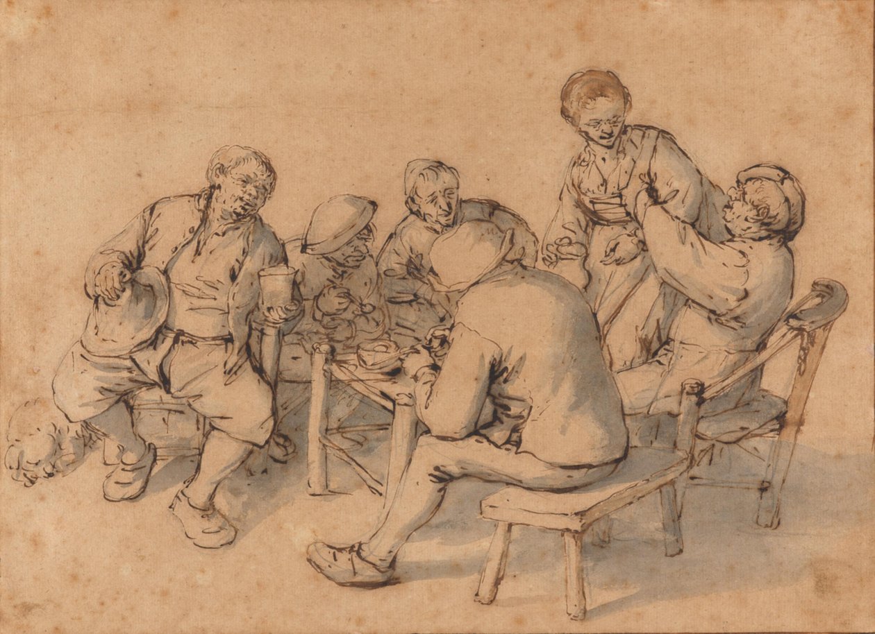 Muntert selskap av Adriaen van Ostade