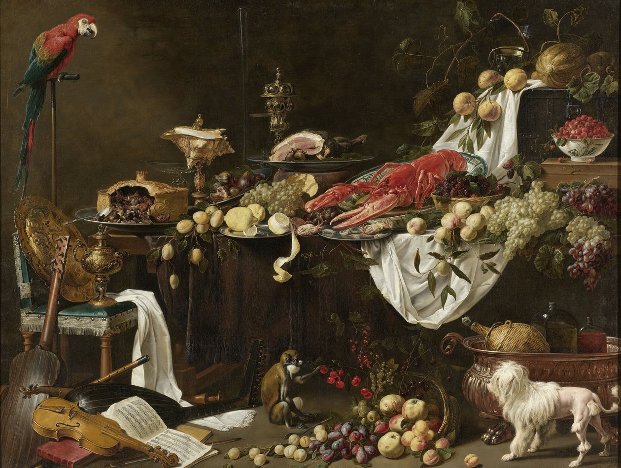 Banquet Still Life av Adriaen van Utrecht