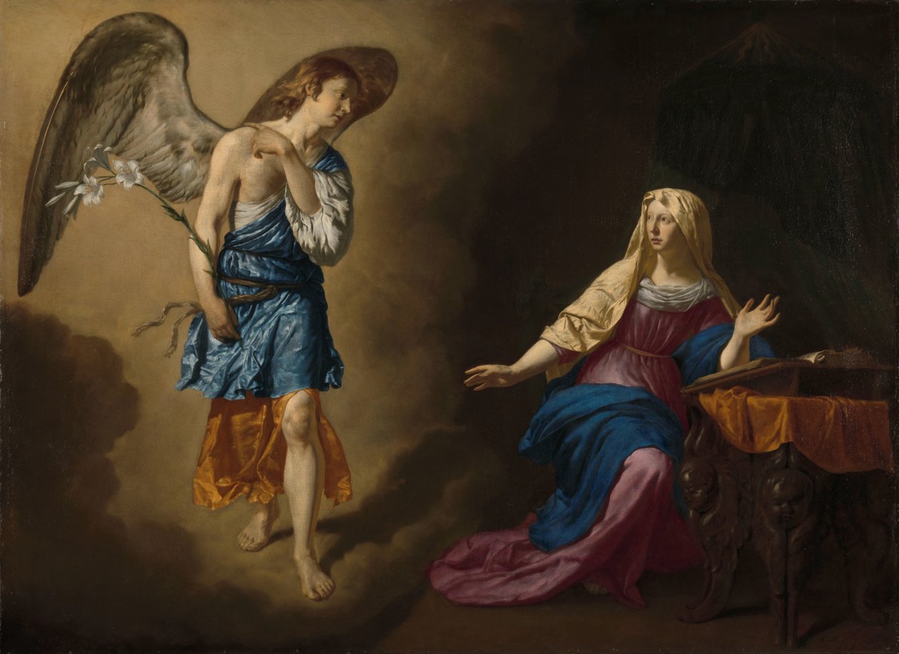 Bebudelsen til jomfruen av Adriaen van de Velde