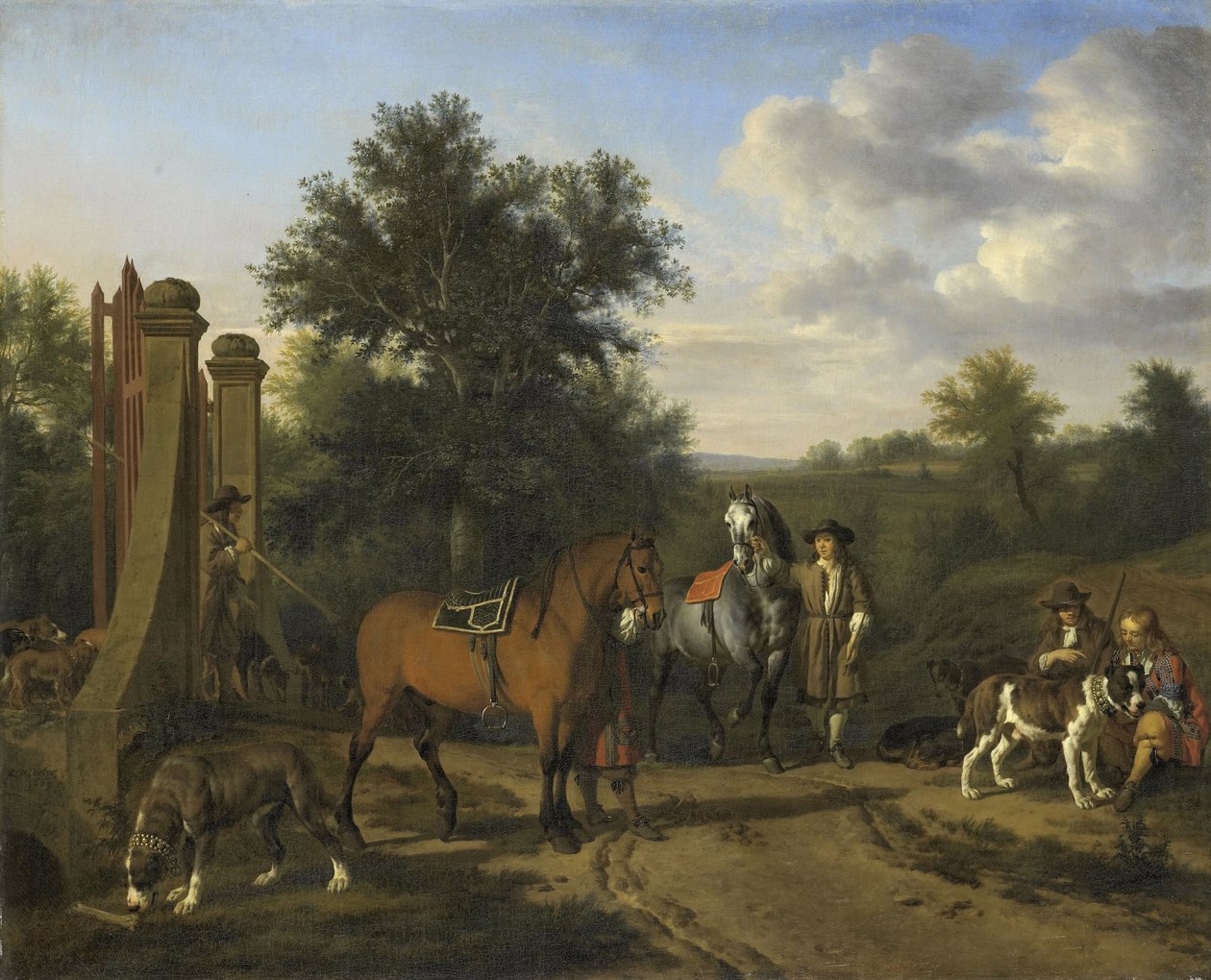 Jaktpartiet, 1669 av Adriaen van de Velde