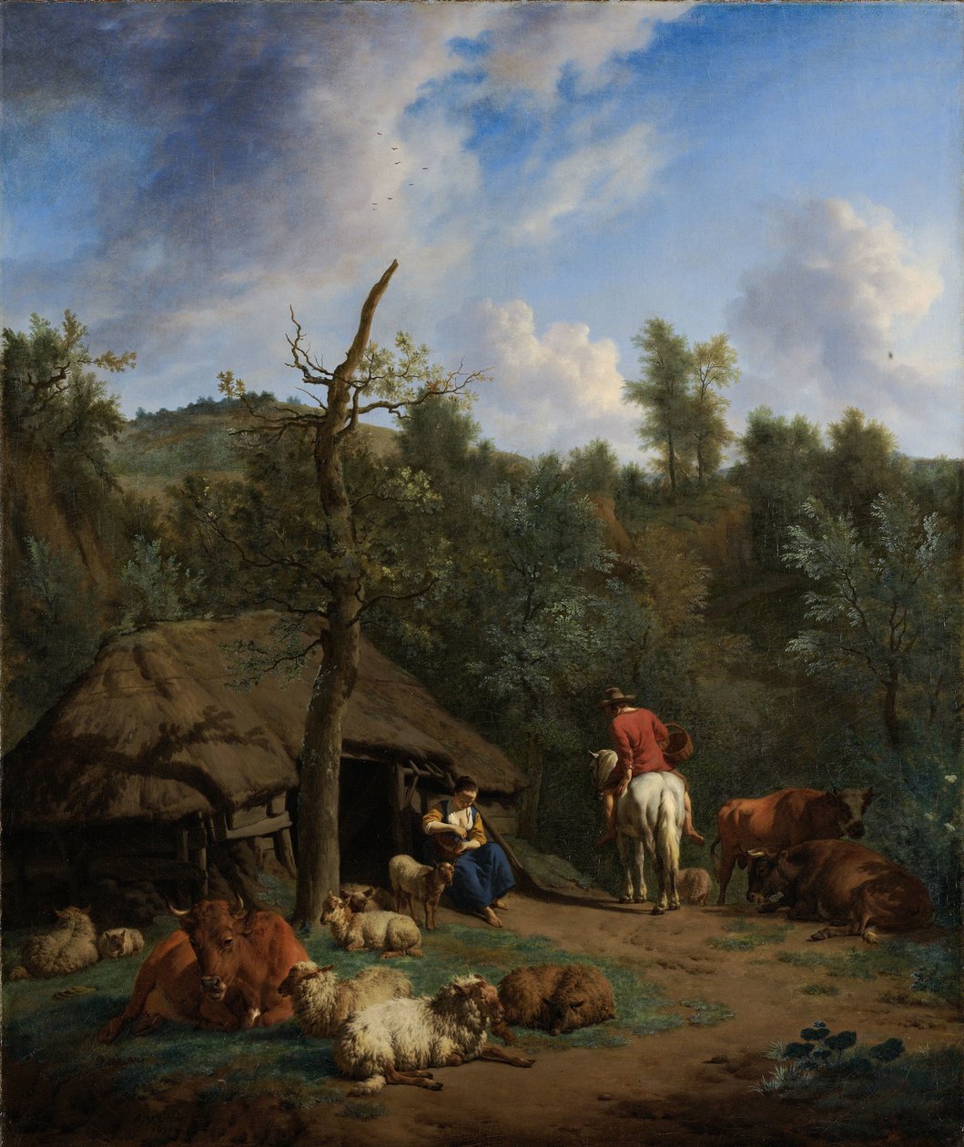 Hytta av Adriaen van de Velde