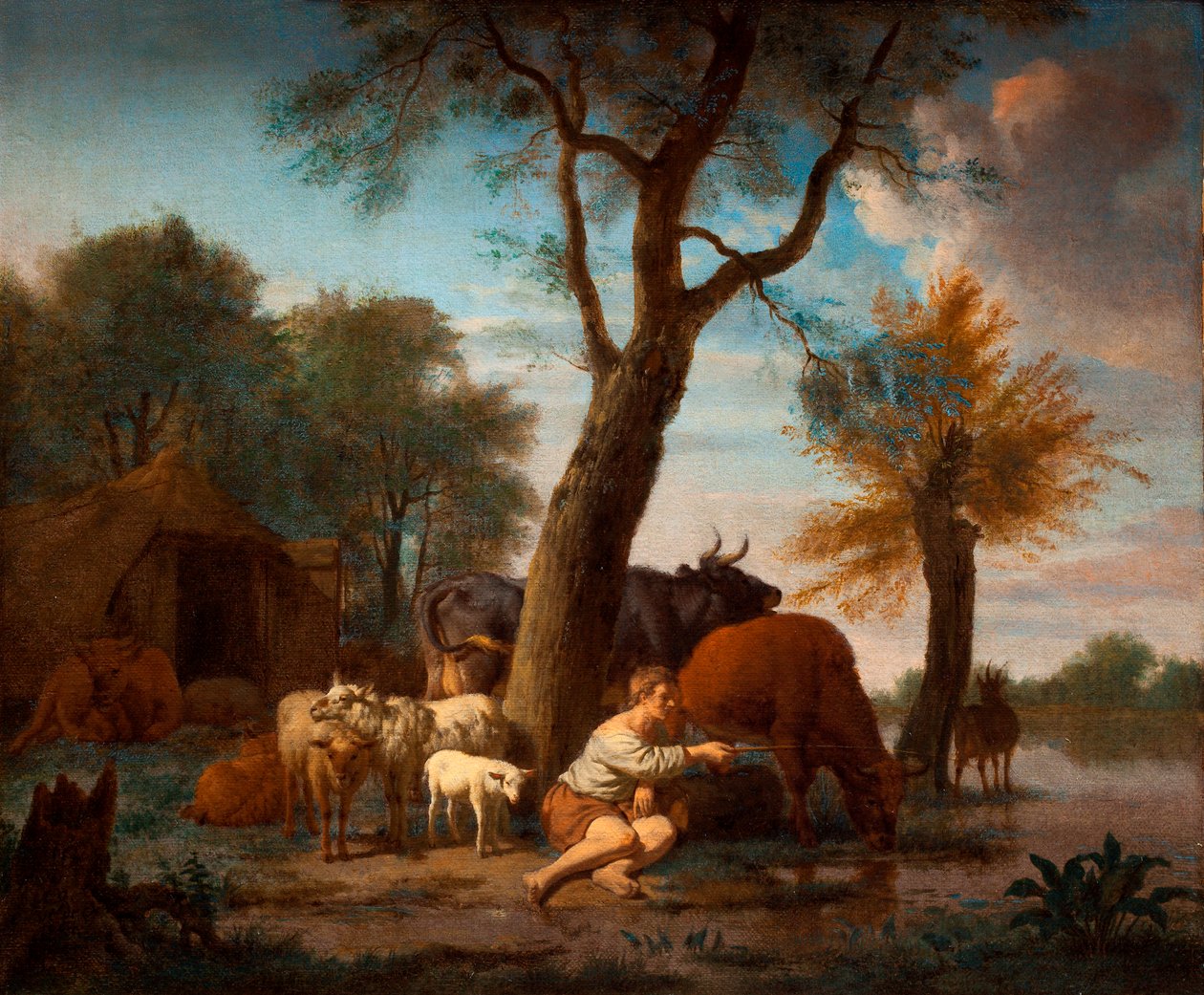 Fiskegjeteren av Adriaen van de Velde
