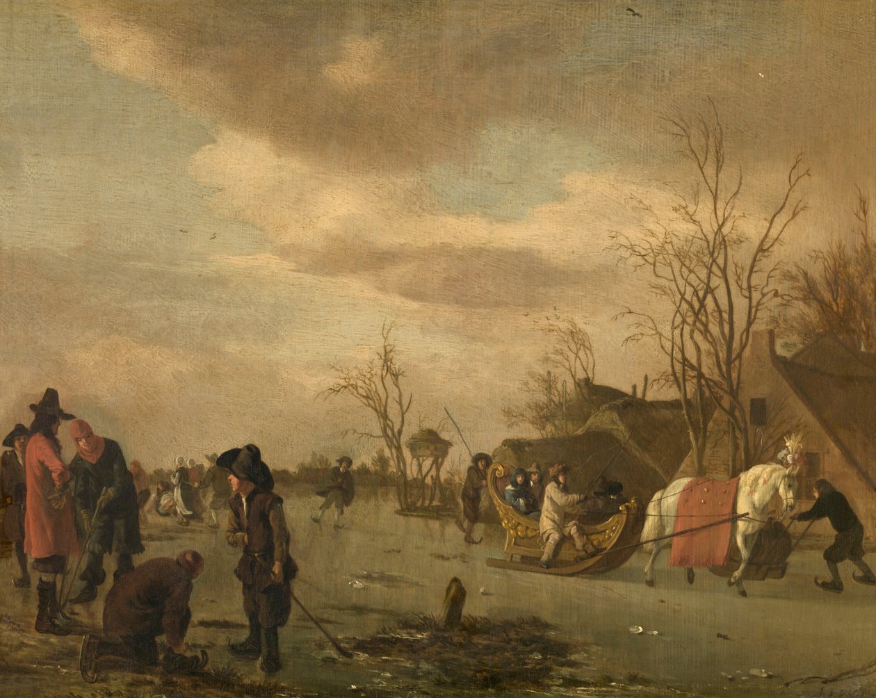 Vintergleder av Adriaen van de Velde