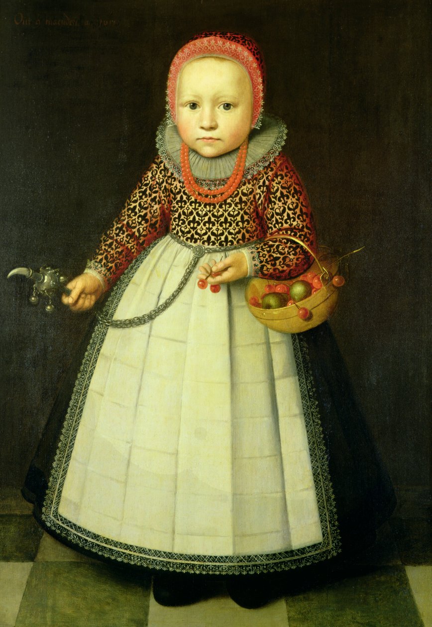 Portrett av en ung jente av Adriaen van der Linde