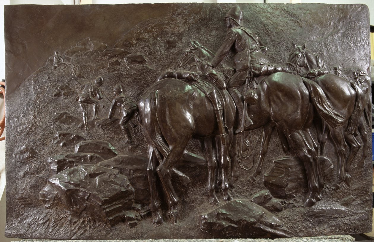 Et speiderparti av 6. Dragoon Guards av Adrian Jones