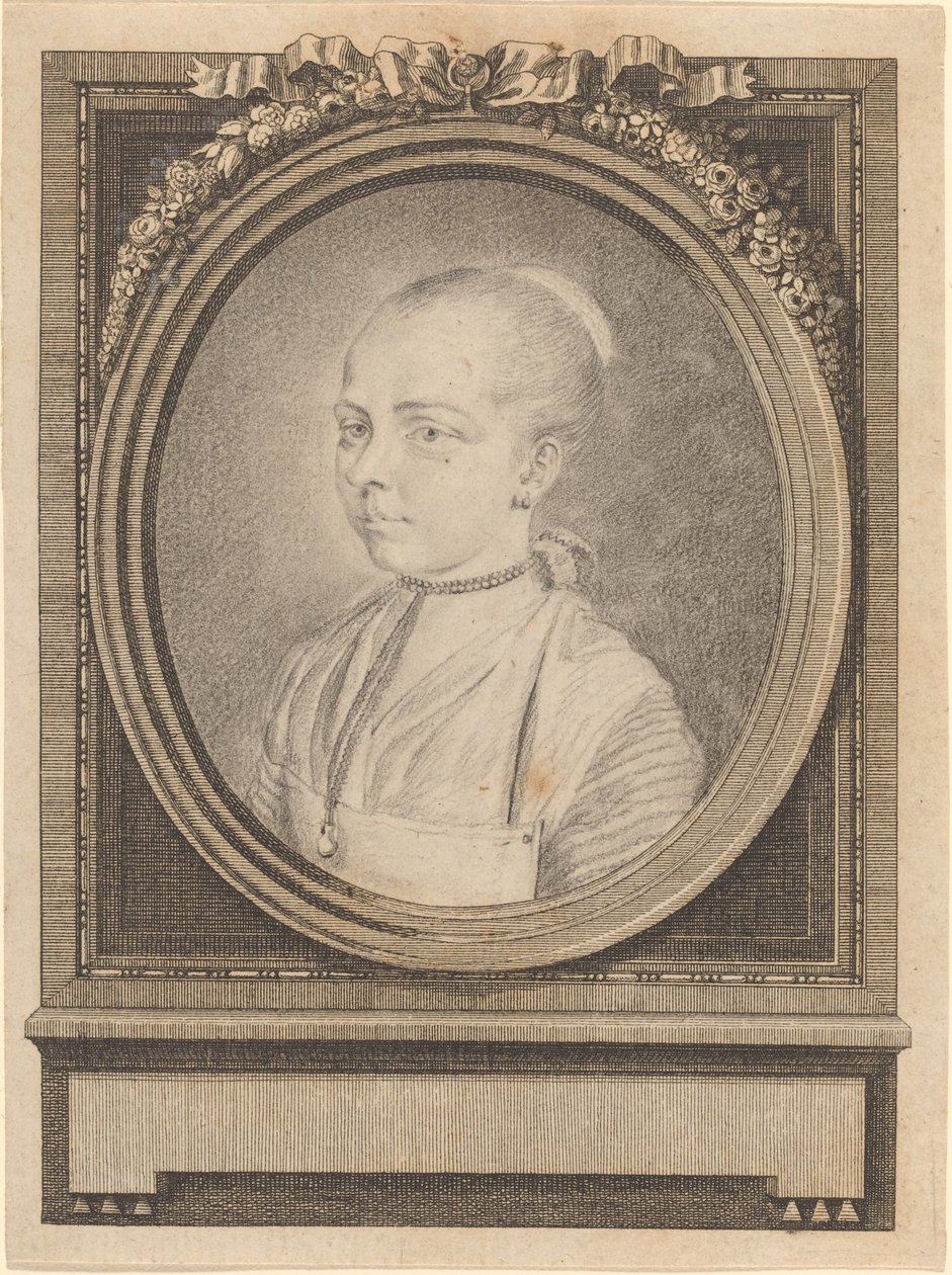 Portrett av en jente av Adrian Zingg