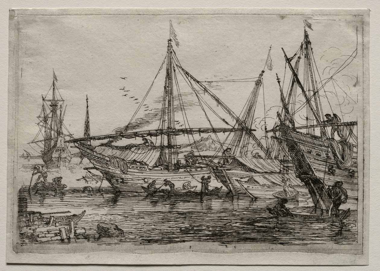 En middelhavshavn av Adrian van der Cabel