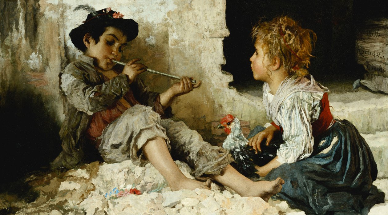 Et betatt publikum, 1876 av Adriano Bonifazi