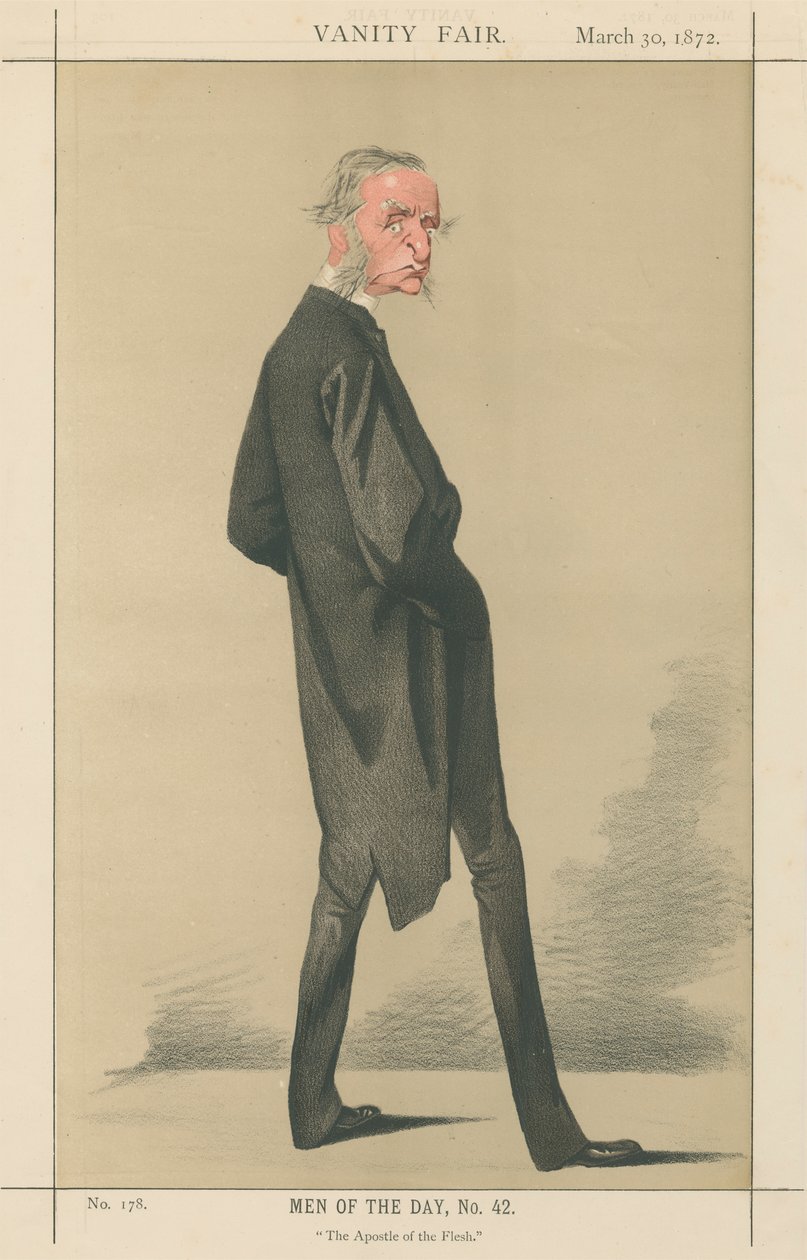 The Apostle of the Flesh, Canon Kingsley (Vanity Fair-serien) av Adriano Cecioni