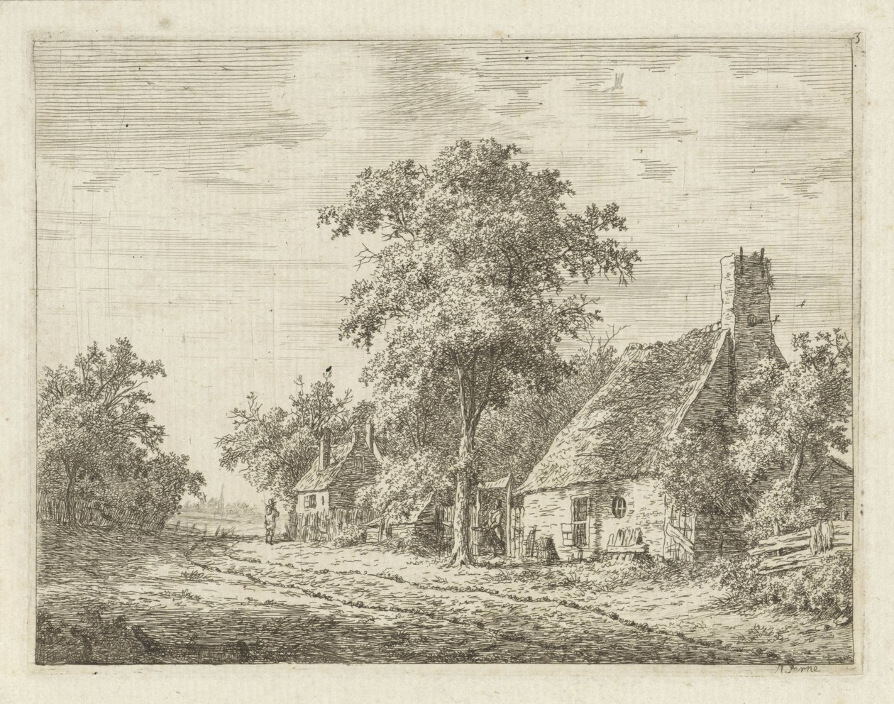 To hus langs en vei av Adrianus Serné