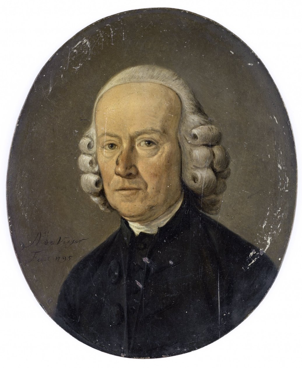 Portrett av en mann av Adrianus de Visser