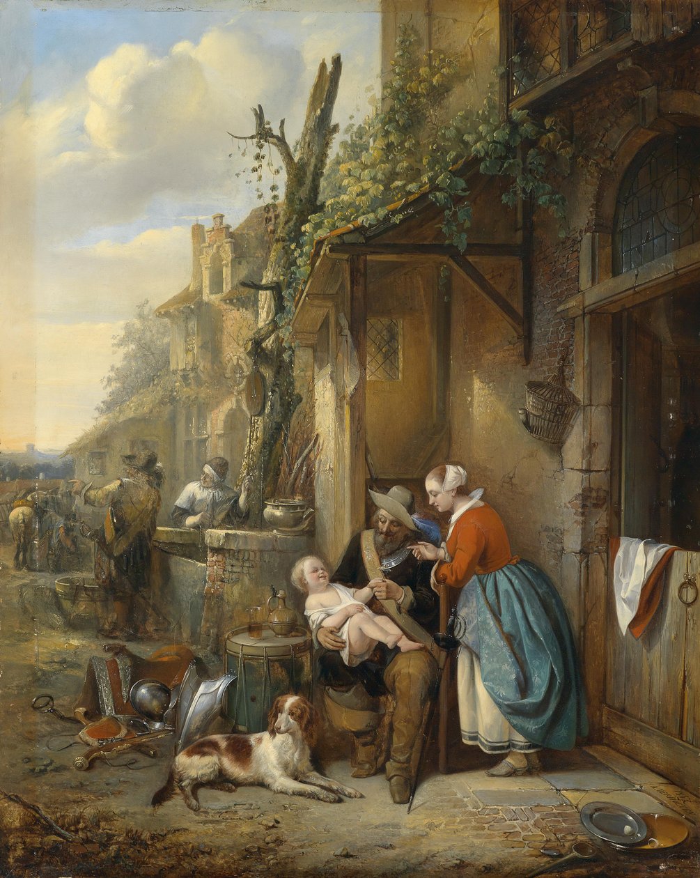 Resten av landstjeneren av Adrien Joseph Verhoeven Ball