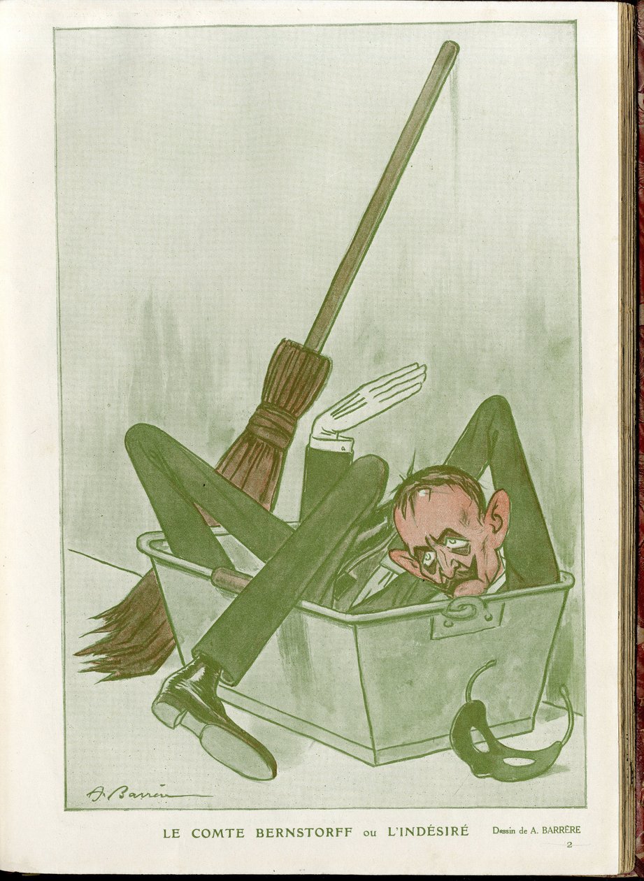 Illustrasjon av A Barrere (1874-1931) i "" Fantasio""" av Adrien Barrere