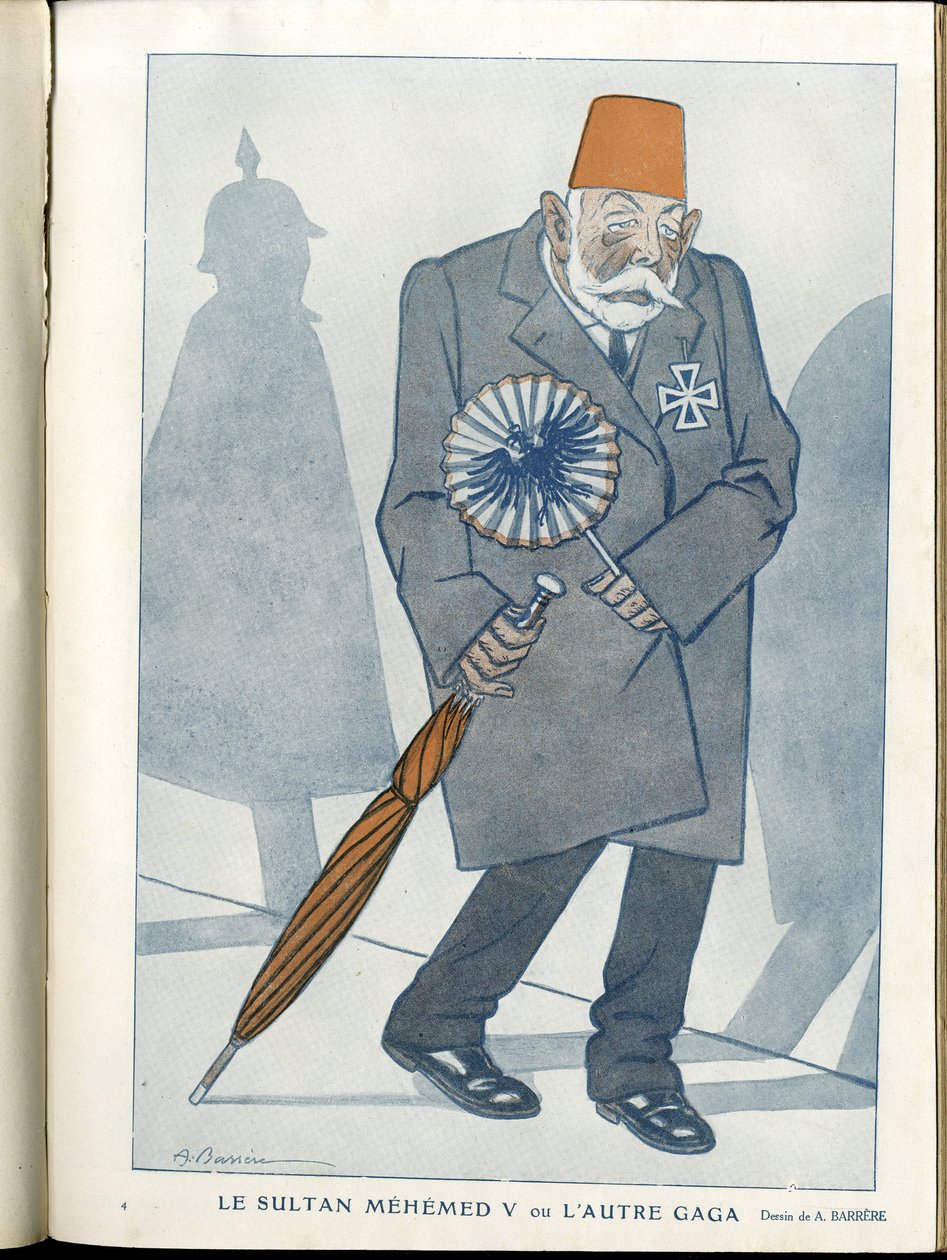 Illustrasjon av A Barrere (1874-1931) i "" Fantasio""" av Adrien Barrere